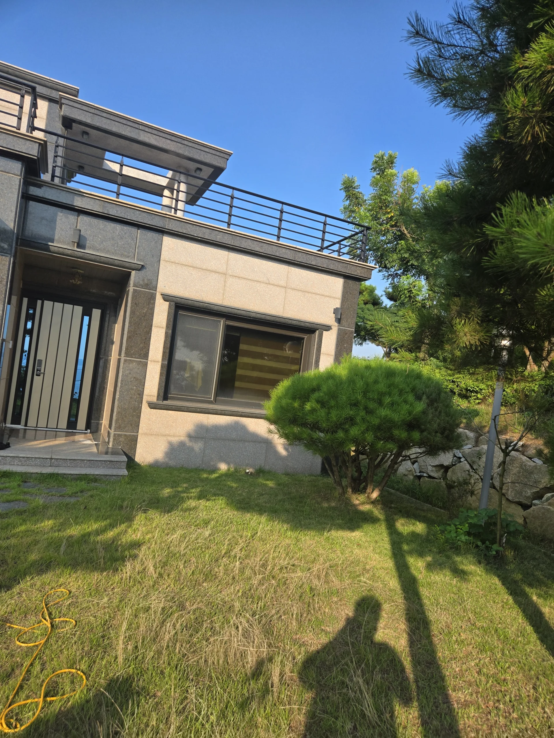 마당 잔디 관리 실습